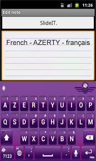 Play SlideIT French AZERTY Pack