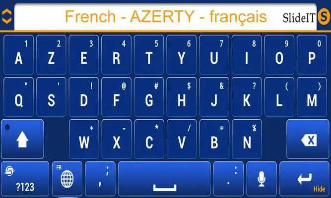 Play SlideIT French AZERTY Pack