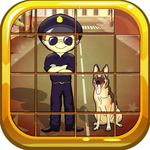 Free play online Slide Puzzle: Learn Profession  APK