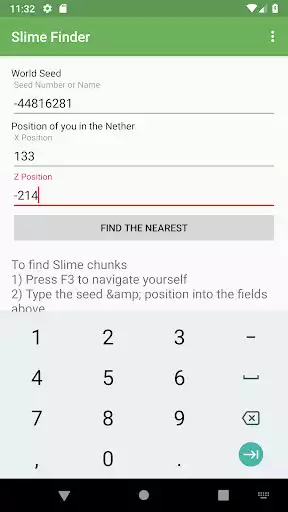 Play Slime Finder for Minecraft as an online game Slime Finder for Minecraft with UptoPlay