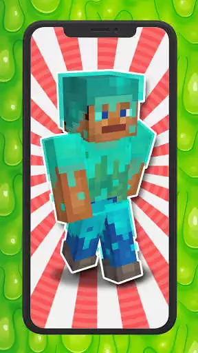 Play Slime Skins for Minecraft MPCE as an online game Slime Skins for Minecraft MPCE with UptoPlay