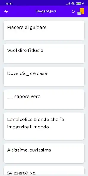 Play Slogan Quiz ITA as an online game Slogan Quiz ITA with UptoPlay