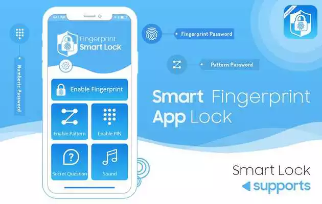 Play Smart AppLock - Real Fingerprint  Pattern AppLock