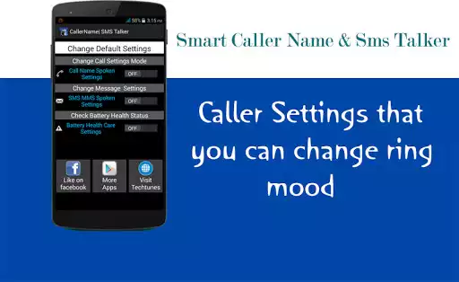 Play Smart Caller Name  SMS Talker