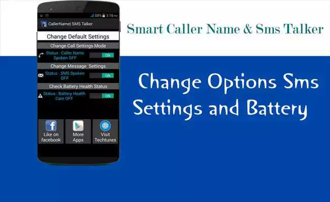 Play Smart Caller Name  SMS Talker