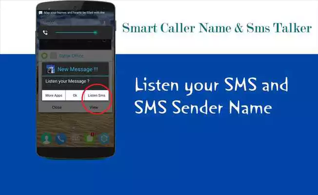 Play Smart Caller Name  SMS Talker