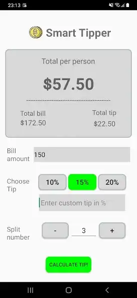 Play Smart Tipper - Calculate tip!  and enjoy Smart Tipper - Calculate tip! with UptoPlay