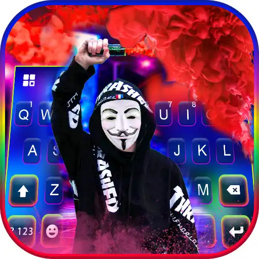 Play Smokey Anonymous Keyboard Background APK