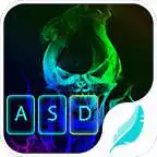 Free play online Smoking skull for Keyboard  APK