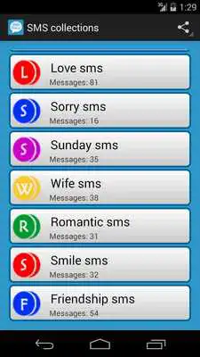 Play SMS and Status collections