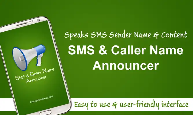 Play SMS  Caller Name Announcer