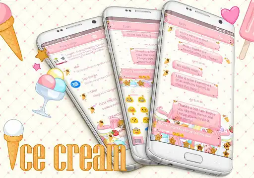 Play SMS Messages Ice Cream Theme