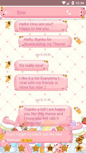 Play SMS Messages Ice Cream Theme