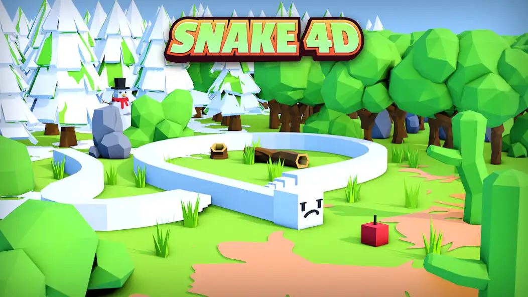 Play Snake 4D  and enjoy Snake 4D with UptoPlay