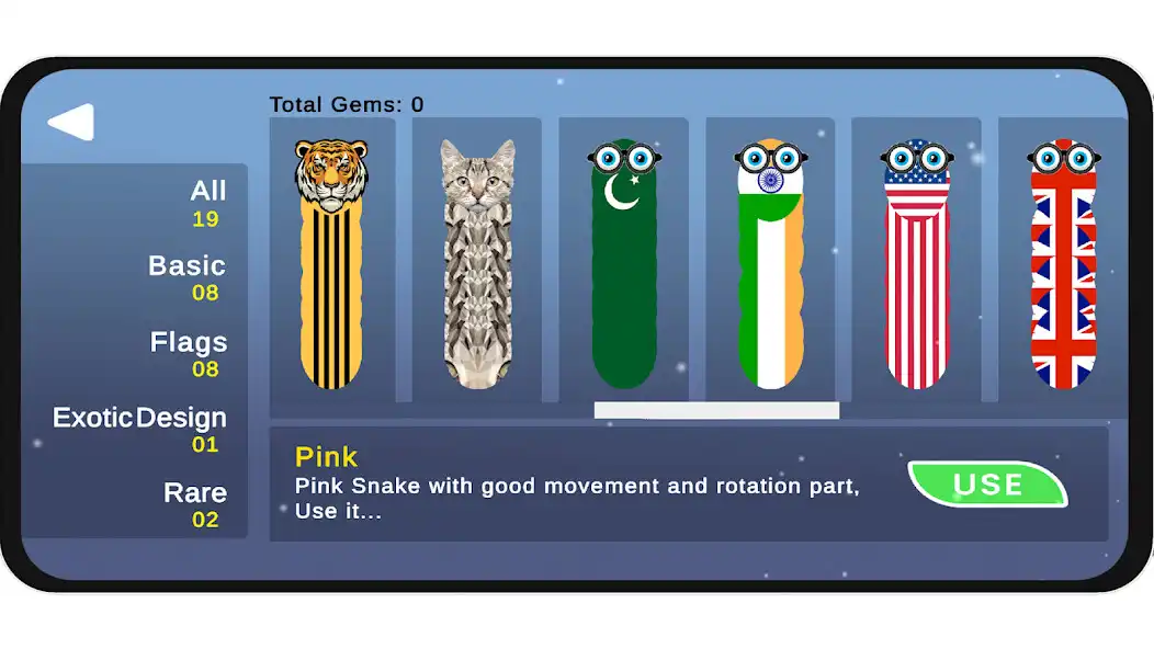 Play SnakeBites as an online game SnakeBites with UptoPlay