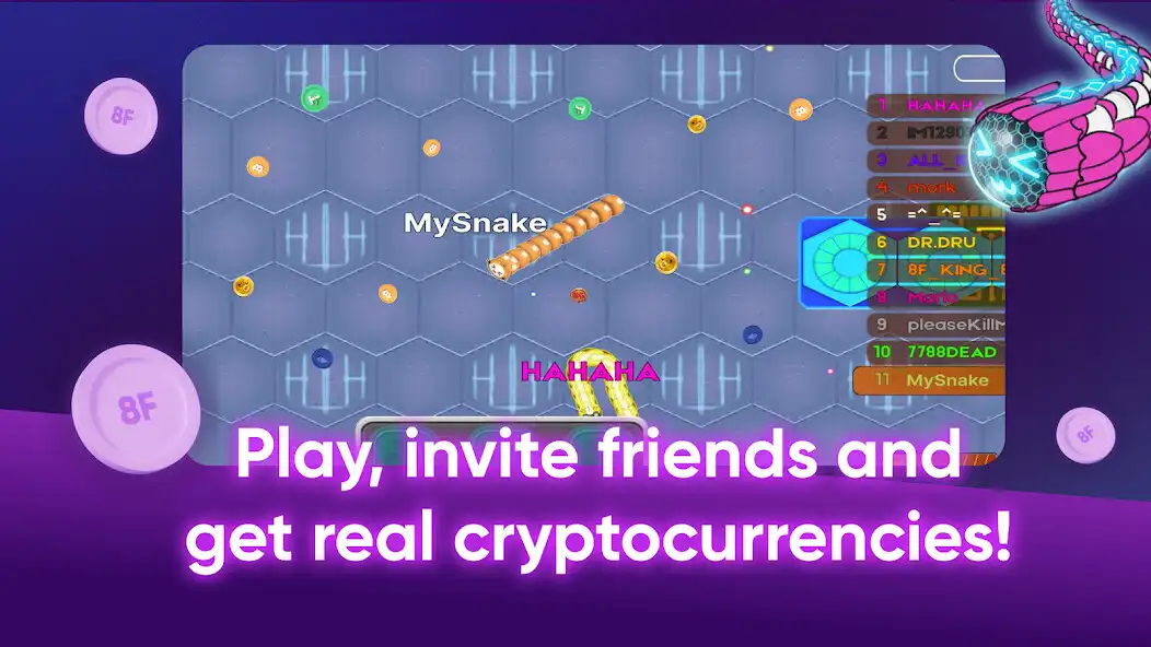 Play Snake for Crypto  and enjoy Snake for Crypto with UptoPlay