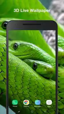 Play Snake Live Wallpaper