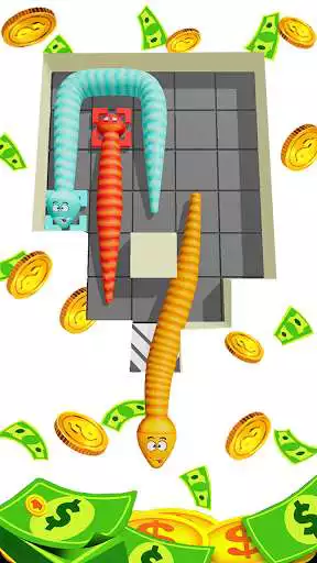 Play Snake Puzzle - Snake Game 3D as an online game Snake Puzzle - Snake Game 3D with UptoPlay