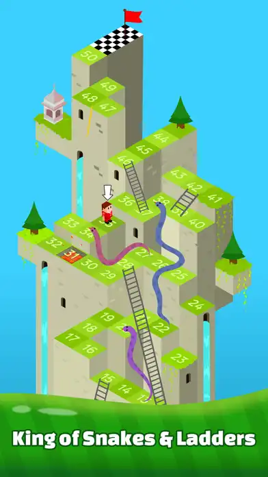 Play Snakes and ladders multiplayer  and enjoy Snakes and ladders multiplayer with UptoPlay