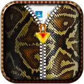 Free play online Snake Skin Zipper Lock Screen APK