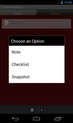 Play SnapshotNotepad