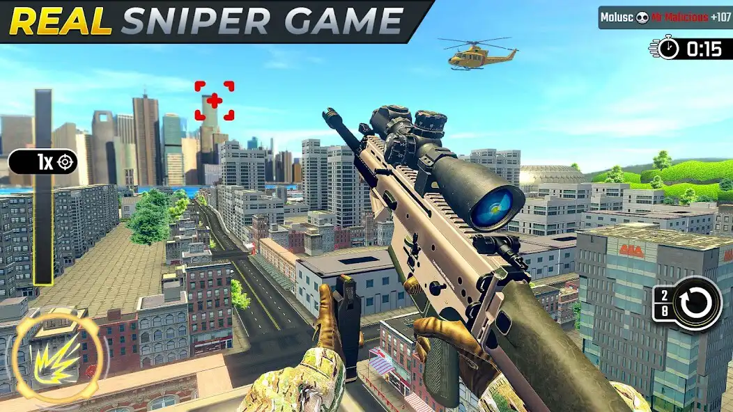 Play Sniper Gun Games- FPS Shooting as an online game Sniper Gun Games- FPS Shooting with UptoPlay