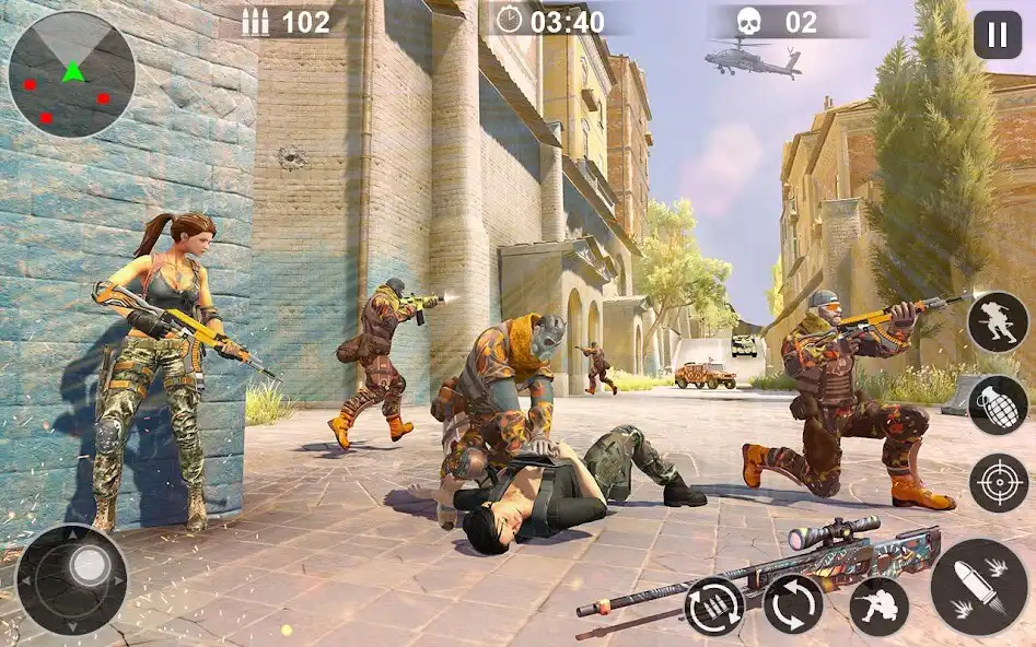 Play Sniper Gun Shooting 3D Games as an online game Sniper Gun Shooting 3D Games with UptoPlay