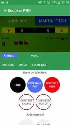 Play Snooker Score Counter