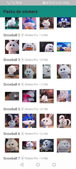 Play Snowball Animated Stickers  and enjoy Snowball Animated Stickers with UptoPlay