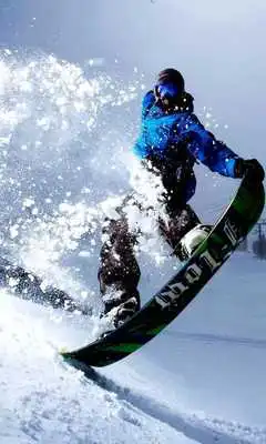 Play Snowboard live wallpaper