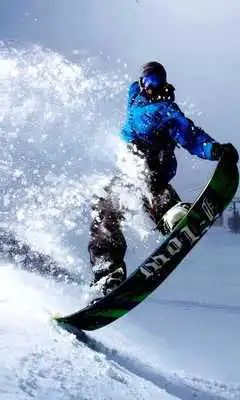 Play Snowboard live wallpaper