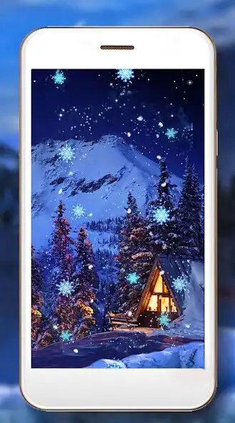 Play Snowfall Winter Night as an online game Snowfall Winter Night with UptoPlay