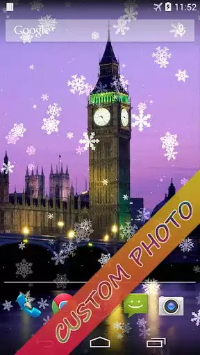 Play Snowflake Live Wallpaper as an online game Snowflake Live Wallpaper with UptoPlay