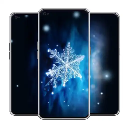 Free play online Snowflake Wallpaper APK