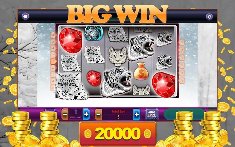 Play Snow Leopard: Forest Spin Slot as an online game Snow Leopard: Forest Spin Slot with UptoPlay