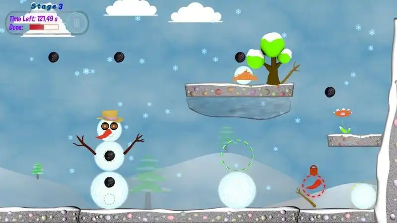 Play Snowman Balls as an online game Snowman Balls with UptoPlay