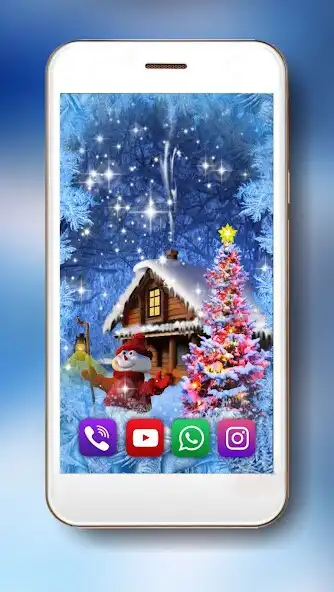 Play Snowman Winter Live Wallpaper as an online game Snowman Winter Live Wallpaper with UptoPlay