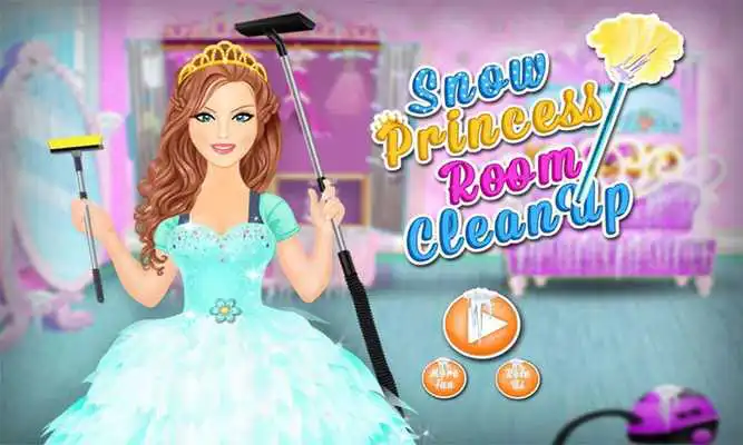 Play Snow Queen Room Clean Up