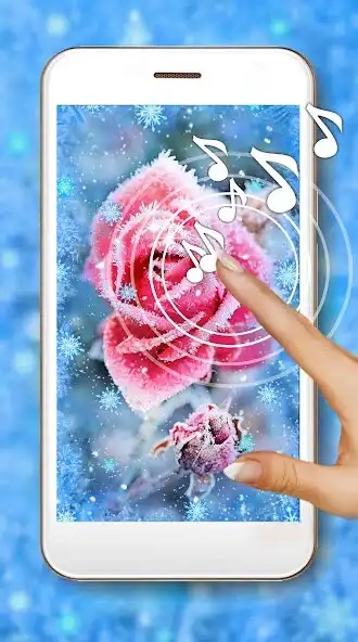 Play Snow Roses Live Wallpaper  and enjoy Snow Roses Live Wallpaper with UptoPlay