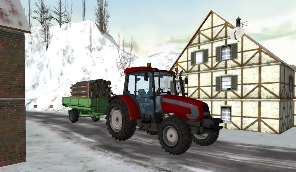 Play Snow Tractor Simulator 2020 as an online game Snow Tractor Simulator 2020 with UptoPlay