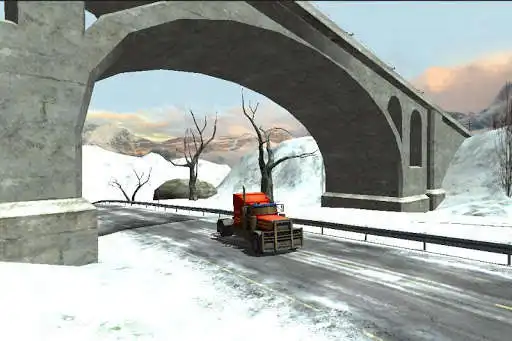 Play Snow Truck Car Racing as an online game Snow Truck Car Racing with UptoPlay