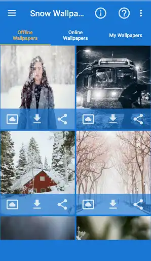 Play Snow Wallpapers as an online game Snow Wallpapers with UptoPlay