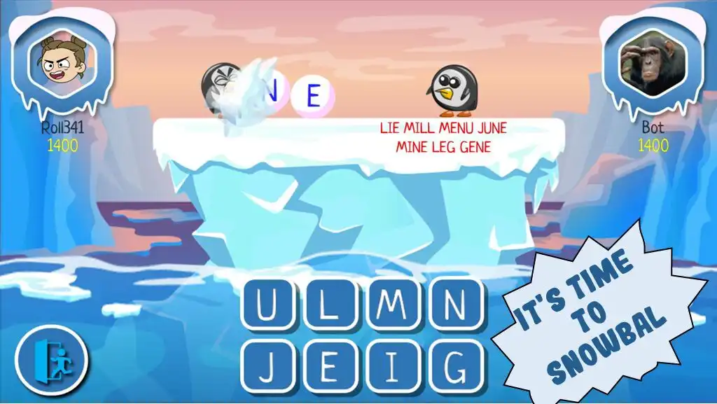 Play Snow Words  and enjoy Snow Words with UptoPlay