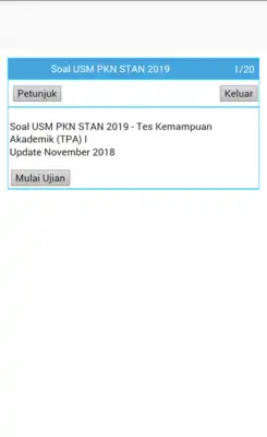 Play Soal TPA TBI USM STAN 2019