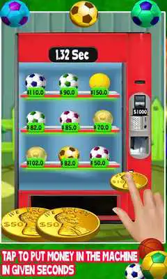 Play Soccer Ball Vending Machine Fun