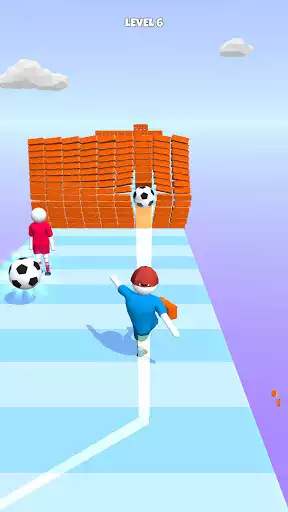 Play Soccer Rush 3D  and enjoy Soccer Rush 3D with UptoPlay