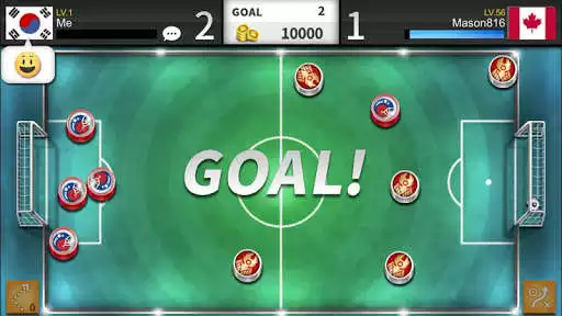 Play Soccer Striker King as an online game Soccer Striker King with UptoPlay