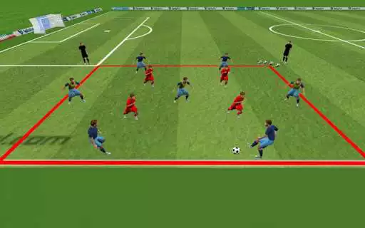 Play Soccer training as an online game Soccer training with UptoPlay