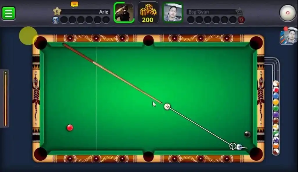 Play Social Billiard as an online game Social Billiard with UptoPlay