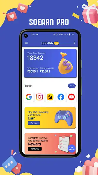 Play SoEarn Pro - All in one app  and enjoy SoEarn Pro - All in one app with UptoPlay